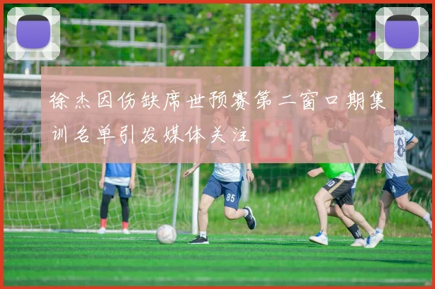 徐杰因伤缺席世预赛第二窗口期集训名单引发媒体关注